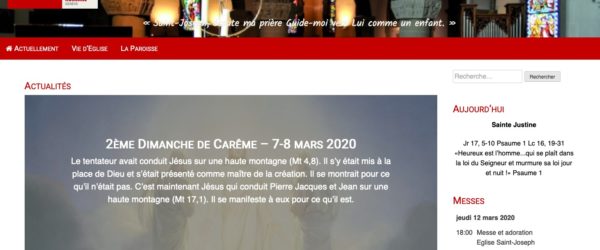 Nouveaux sites internet